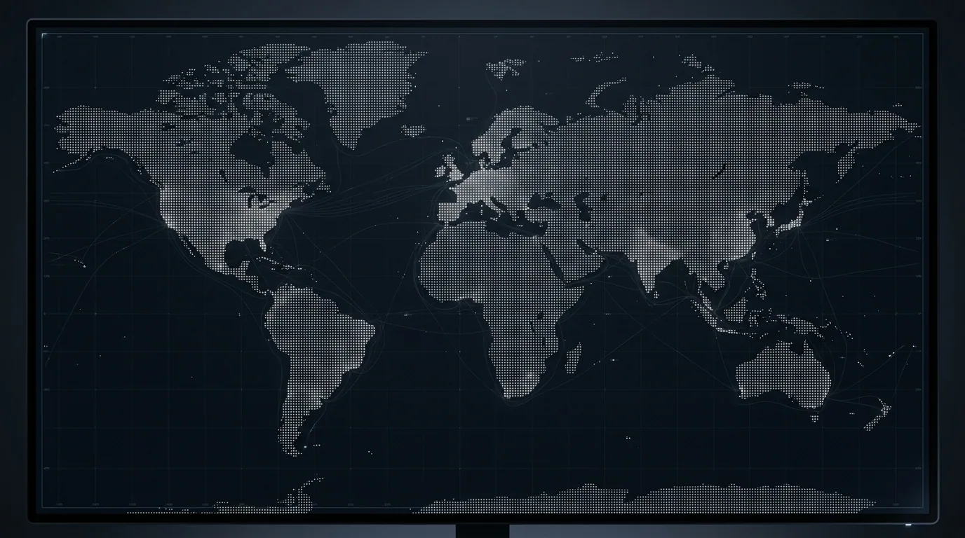 World map showing MEEREX SPORTS export destinations